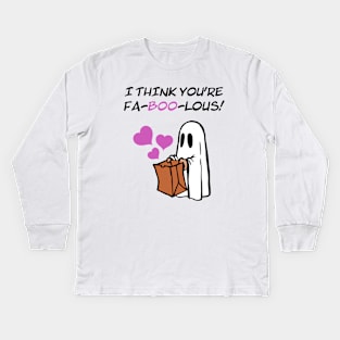 I think you're fabulous faboolous ghost boo Kids Long Sleeve T-Shirt